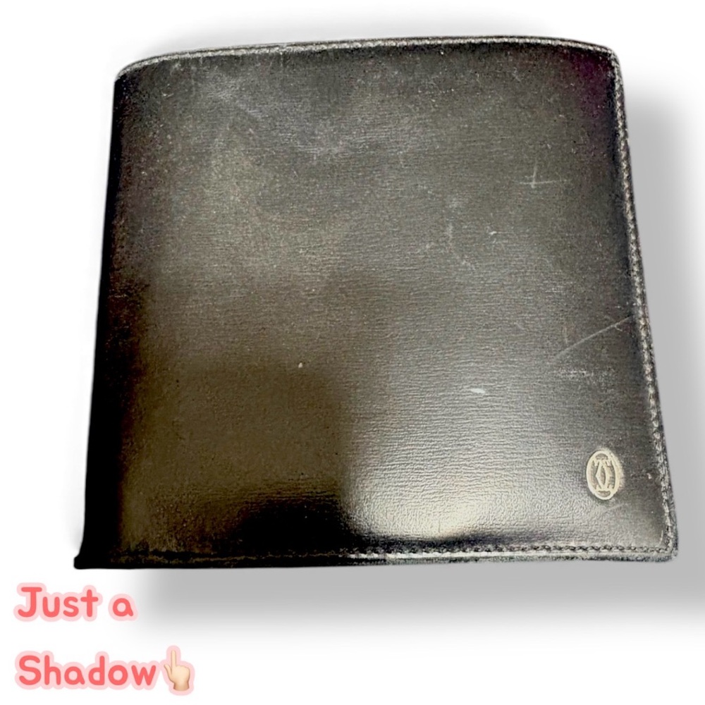 Cartier Black Leather Card Holder